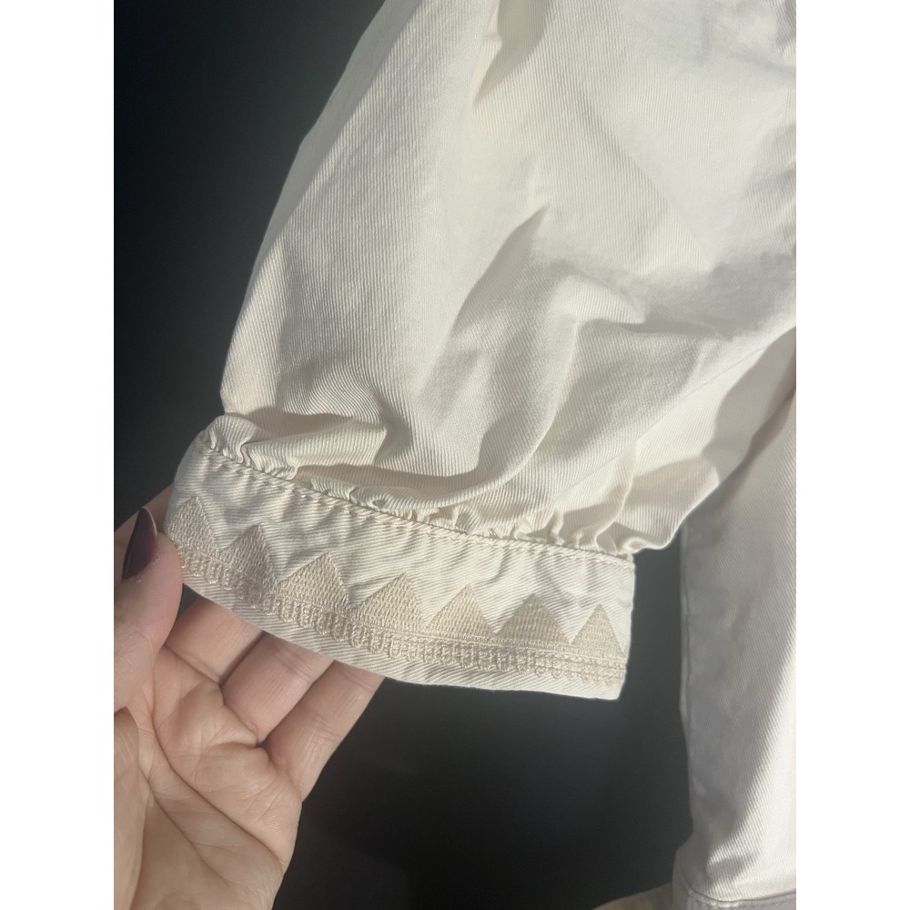 Anthropologie Tan Size 2 Knee Length Short Sleeve Dress - Picture 5 of 8